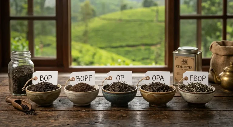 BOP, BOPF, OP, OPA or FBOP? A Simple Guide to Choosing the Right Ceylon Tea Grade