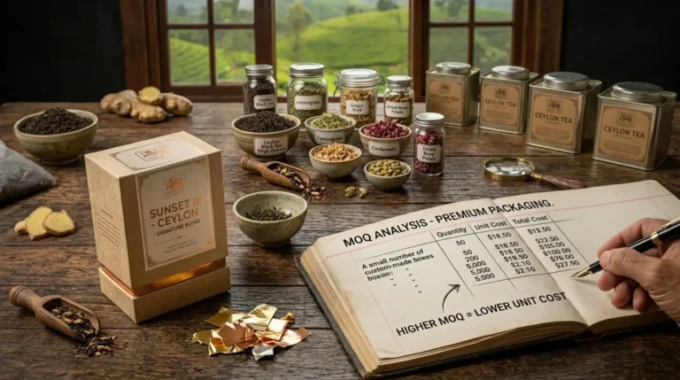 Beautiful Tea Packaging Can Become Expensive: Understand Your MOQ Before You Design the Pack